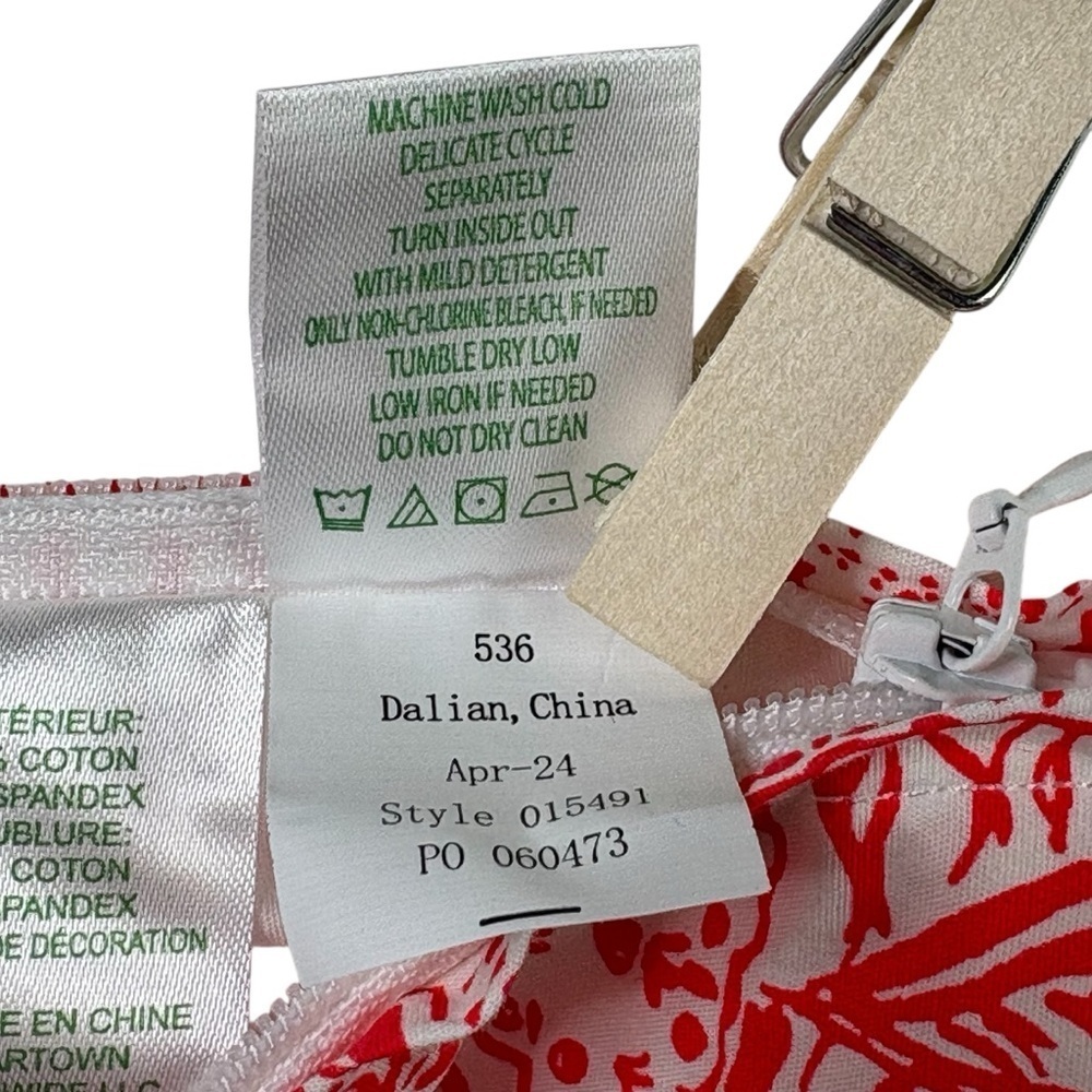 NWT Lilly Pulitzer Shelli Stretch Top • Mizner Red Seaside Harbour • Size 14 - Picture 11 of 12